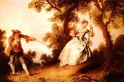 Nicolas Lancret Woman on a Swing china oil painting reproduction